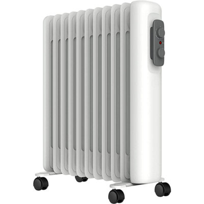 Portable electric radiators with thermostat and shop timer