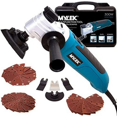 MYLEK Oscillating Multi Tool 300W Oscillating Electric Corded Multi tools 6 Speed
