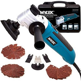 MYLEK Oscillating Multi Tool 300W Oscillating Electric Corded Multi tools 6 Speed