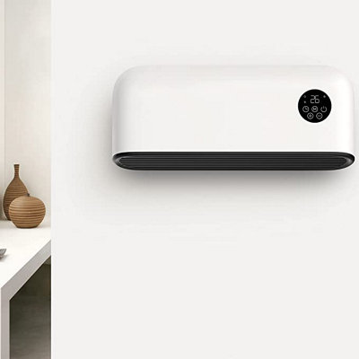 MYLEK Over Door Heater 2000W Wall Mounted Indoor Overdoor Hot Air Downflow Curtain White - 6