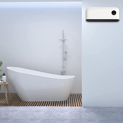 MYLEK Over Door Heater 2000W Wall Mounted Indoor Overdoor Hot Air Downflow Curtain White - 8