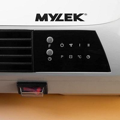 MYLEK Overdoor Air Curtain Heater Fan 2KW With Remote Control | DIY at Bu0026Q