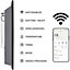 MYLEK Panel Space Heater 0.5KW Eco Smart WiFi App Radiator Electric Slim Low Energy IPX4 rated
