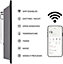 MYLEK Panel Space Heater 1.2KW Eco Smart WiFi App Radiator Electric Slim Low Energy IPX4 rated