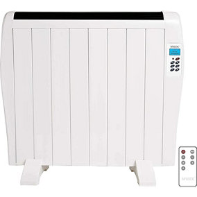 MYLEK Premium Aluminium Electric Panel Heater with Timer, Thermostat & Remote Control 1200w