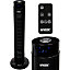 MYLEK Tower Fan 34-Inch Oscillating Stand Cooler with Remote Control, Ioniser, Timer, Quiet and 3 Cooling Speed Settings