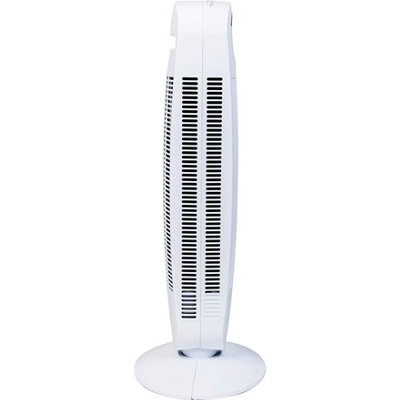 MYLEK Tower Fan 34-Inch Stand Cooler 6 Speed 50W With Remote, Night Dim ...