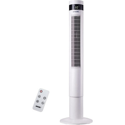 MYLEK Tower Fan 44-Inch With Remote, Oscillating Cooling Fan 50W 3 ...