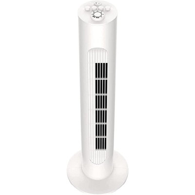 Mylek Tower Fan Cooling Cold Air Stand Fan Oscillation And Timer White 