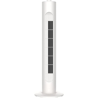 MYLEK Tower Fan Powerful Cooling - Oscillating With Timer - 45W - 3 Speed Settings- White