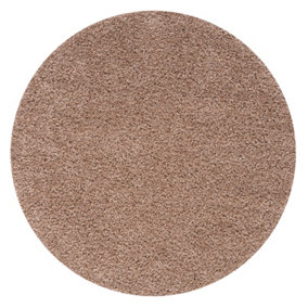 Myshaggy Collection Living Room Rugs Solid Design  Beige