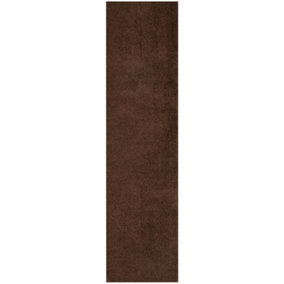 Myshaggy Collection Living Room Rugs Solid Design  Brown