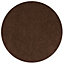 Myshaggy Collection Living Room Rugs Solid Design  Brown
