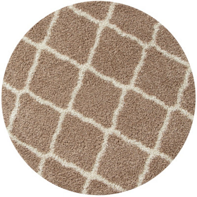 Myshaggy Collection Rugs Moroccan Design in Beige  385 BI