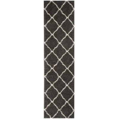 Myshaggy Collection Rugs Moroccan Design in Dark Grey  385D