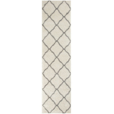 Myshaggy Collection Rugs Moroccan Design in Ivory 385 IG