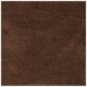Myshaggy Collection Rugs Solid Design  Brown