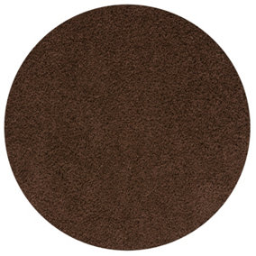 Myshaggy Collection Rugs Solid Design  Brown