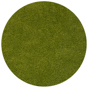 Myshaggy Collection Rugs Solid Design  Green