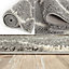 Myshaggy Collection Rugs Trellis Design in Grey 384 GI