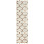 Myshaggy Collection Rugs Trellis Design in Ivory Beige  384 IB