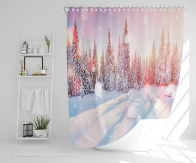 Mysterious landscape (shower curtain) / Default Title Price Comparisons | Compare The Build