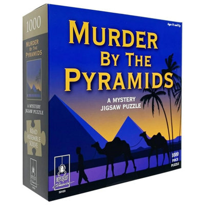 Mystery Solving by The Pyramids Jigsaw Puzzle 1000 Pieces