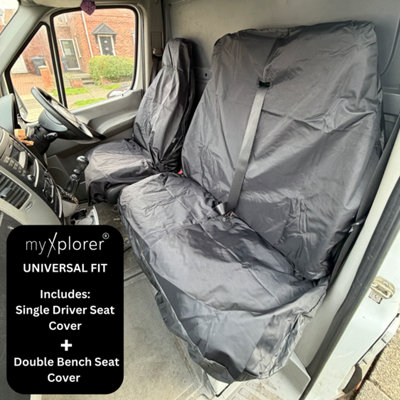 SCOMANAGE 2PCS Waterproof Sweat Towel Bucket Seat Covers