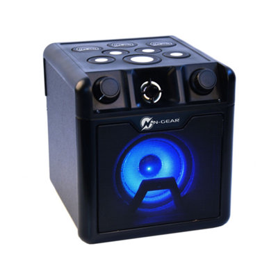 N-Gear Block Drum Block Bluetooth Speaker with Drum Pads and LED Lightning