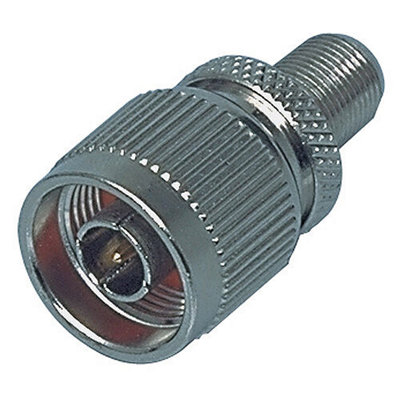 thumbnail image 2 of F Type Male To RF Female Coaxial Coupler Adapter - Nickel Plated PP Connector (UKDJ FT2) 2 of 11