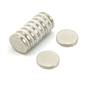 N35 Neodymium Magnet for Arts, Crafts, Model Making, DIY, Hobbies and Packaging - 20mm dia x 3mm thick - 3.6kg Pull - Pack of 4