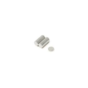 N42 Neodymium Disc Magnet - 1/4 in. dia x 1/16 in. thick - 1.33lbs Pull (Pack of 20)