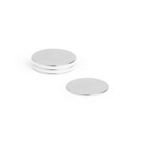 N42 Neodymium Disc Magnet - 7/8 in. dia x 1/32 in. thick - 2.30lbs Pull (Pack of 4)