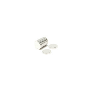 N42 Neodymium Disc Magnet - 9/16 in. dia x 1/16 in. thick - 4.57lbs Pull (Pack of 10)