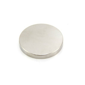N42 Neodymium Magnet for Arts, Crafts, Model Making, DIY, Hobbies, Office, and Home - 40mm dia x 5mm thick - 16.3kg Pull