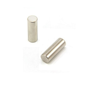 N42 Neodymium Magnet for Arts, Crafts, Model Making, Hobbies, Office, Fridge & Home - 9mm x 25mm Thick - 3.8kg Pull - Pack of 2