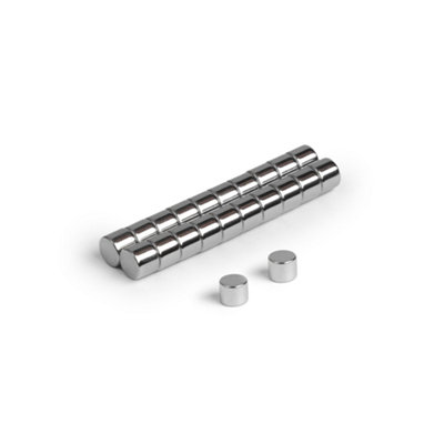 Produktbild von N42 Neodym-Magnete 2 X 1 Mm – 50 Stück, 0,11 Kg Zugkraft, Für DIY, Modellbau & Handwerk
