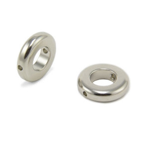 N42 Neodymium Magnet for Engineering, Manufacturing and Technology Applications - 20mm O.D. x 10mm I.D. x 5mm thick
