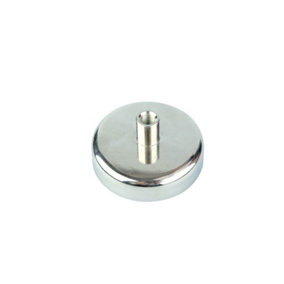 N42 Neodymium Pot Magnet for Engineering, Manufacturing, Hanging & Holding Applications - 60mm x 28mm x M8 thread - 139kg Pull