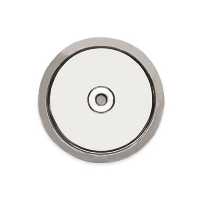 N42 Neodymium Pot Magnet with M12 Eyebolt for Magnet Fishing, Recovery & Treasure Hunting - 116mm x 20mm - 400kg Pull