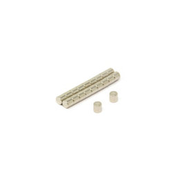 N42SH Neodymium Magnet for High-Temp, Engineering & Manufacturing Applications - 4mm x 4mm thick - 0.58kg Pull - Pack of 20