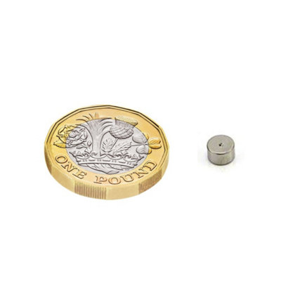 N45 Neodymium Magnet Identifiable North Face for Model Making, Displays & Packaging - 5mm x 3mm - Pack of 20