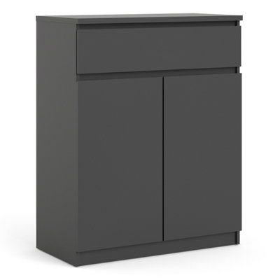 Naia Sideboard - 1 Drawer 2 Doors in Black Matt