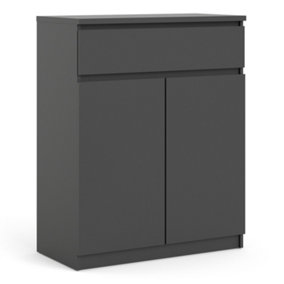 Naia Sideboard - 1 Drawer 2 Doors in Black Matt