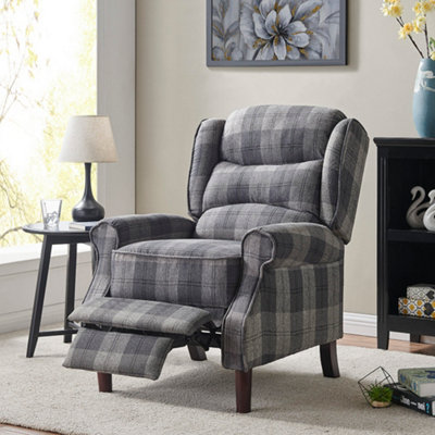 Tartan recliner chair new arrivals