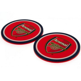 nal FC Coaster Set (Pack of 2) Red (One Size)