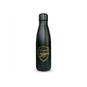 nal FC Stainless Steel Thermal Water Bottle Black/Gold (One Size)