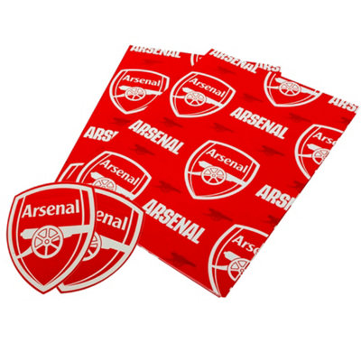 nal FC Text Gift Wrap Red/White (One Size)