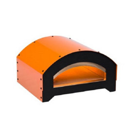 Nano Pizza Oven - Refractory - L47.5 x W53 x H31 cm - Tangerine / Black