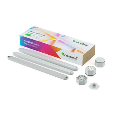 EXPANSION LUCES LED INTELIGENTE DE LINEA DE 3 PIEZAS (NANOLEAF)